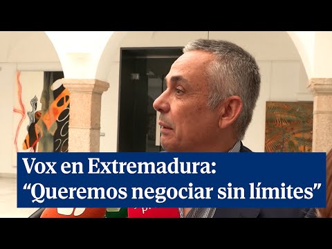 Vox Extremadura negociará con Guardiola (PP) sin límites