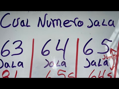 Cual números jala (62)(63)(64)(65)(66)67)