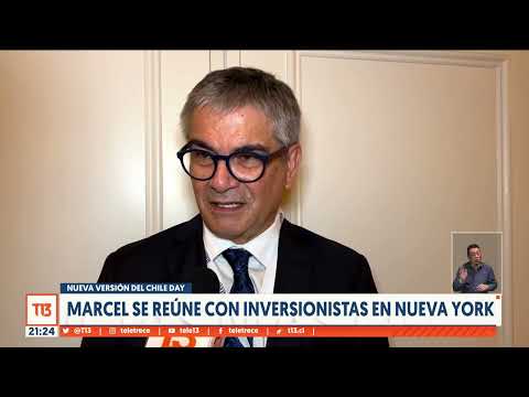 Chile Day: Ministro Marcel se reúne con inversionistas en Nueva York
