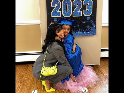 Cardi B celebra la graduación de kinder de su hija Kulture con emotivo mensaje