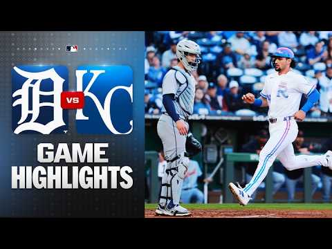 디트로이트 타이거스 vs 캔자스시티 로열스 경기 하이라이트 (5/8/26) | MLB 하이라이트