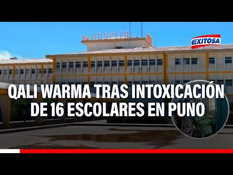 Qali Warma tras intoxicación de escolares en Puno: No podemos estar en cada colegio controlando