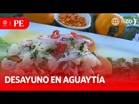 Desayuno en Aguaytía | Primera Edición | Noticias Perú