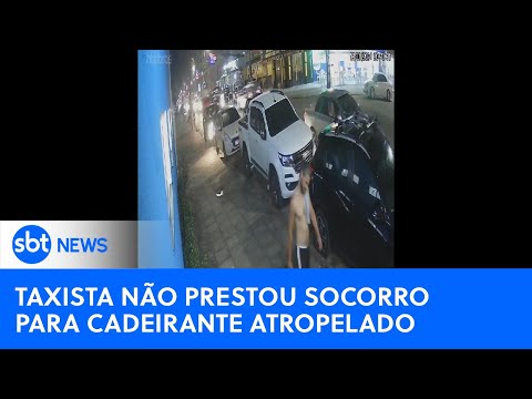Taxista em alta velocidade atropela cadeirante e foge sem prestar socorro no Paraná