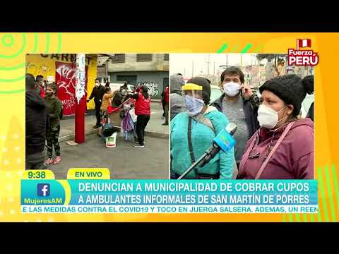 Denuncian a municipalidad de San Martin de Porres por cobro de cupos a ambulantes (2/2) (9 de Julio)