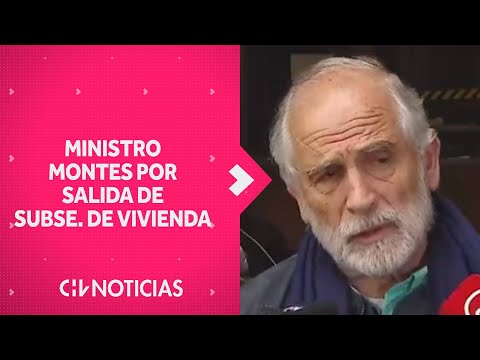 Habla ministro Montes tras solicitud de renuncia a subsecretaria de Vivienda