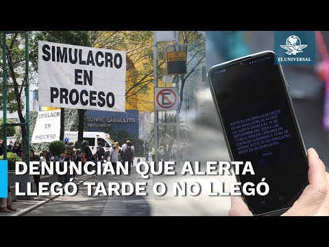 Capitalinos y mexiquenses reportan fallas en envi?o de alerta si?smica a los celulares