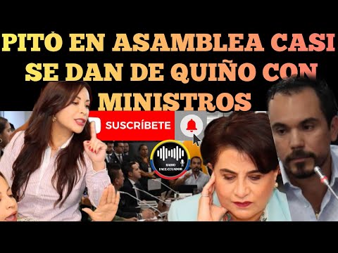 PITÓ EN LA ASAMBLEA MINISTROS DE NOBOA Y ASAMBLEISTAS DE RC5 CASI SE VAN DE QUIÑO NOTICIAS RFE TV