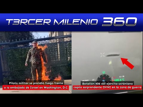 Batallón 406 del ejército ucraniano capta sorprendente OVNI en la zona de guerra.