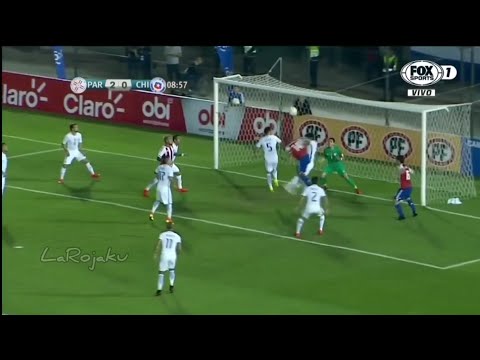 Gol Paulo da Silva, Paraguay 2-0 Chile, Eliminatorias 2018