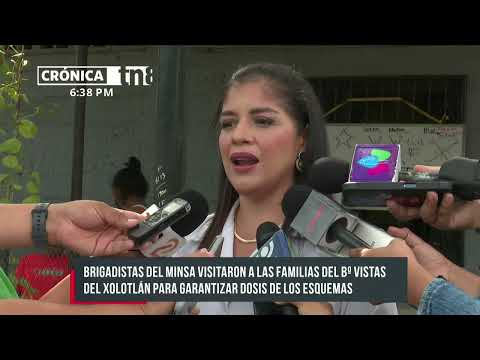 Familias del barrio Vistas del Xolotlán, Managua, se protegen contra el COVID-19 - Nicaragua