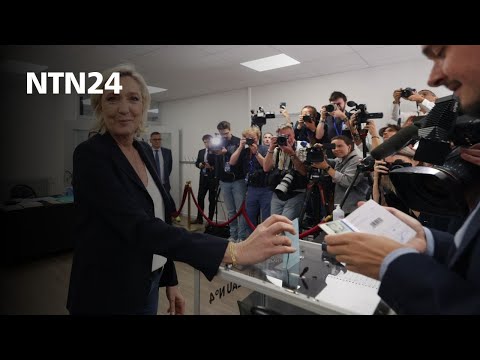 Franceses votaron en primera vuelta de elecciones que llevarían al poder a partido de Marine Le Pen