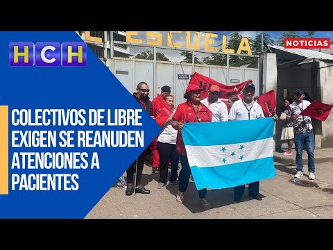 ¡Protesta contra huelga médica! Colectivos de Libre exigen se reanuden atenciones a pacientes