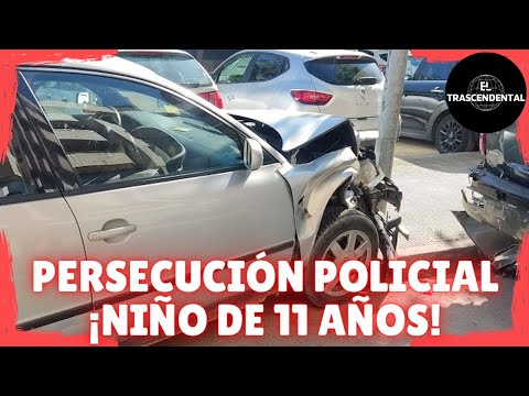 NIÑO DE ONCE AÑOS PROTAGONIZA UNA PERSECUCIÓN POLICIAL EN COCHE EN HUESCA