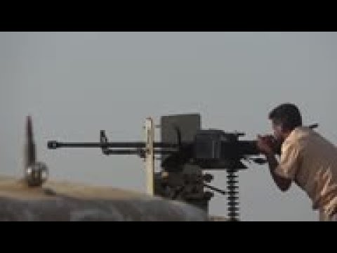 Yemeni Southern Transitional Council forces in action