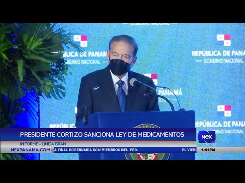 Presidente Laurentino Cortizo sanciona ley de medicamentos