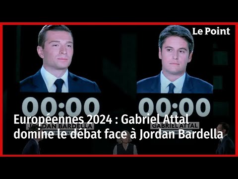 Européennes 2024 : Gabriel Attal domine le débat face à Jordan Bardella