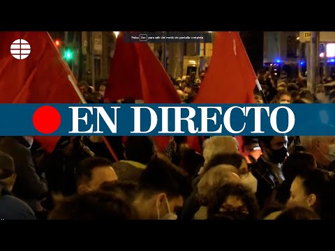 EN DIRECTO | Protestas en Barcelona en apoyo al rapero Hasel