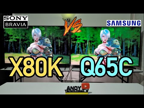 SONY X80K vs SAMSUNG Q65C: TRILUMINOS PRO vs QLED / SMART TVS 4K