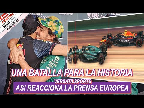 ASI REACCIONA PRENSA EUROPEA a PELEA de CHECO PEREZ vs FERNANDO ALONSO GRAN PREMIO F1 BRASIL