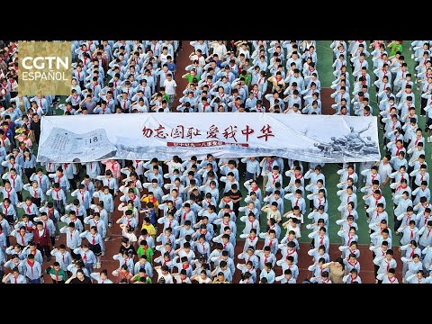 Suenan sirenas en China para conmemorar el atentado de 1931
