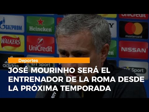 José Mourinho será el entrenador de la Roma desde la próxima temporada