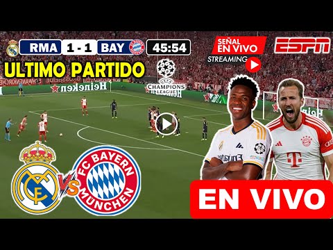 Real Madrid vs. Bayern Munich EN VIVO, donde ver, a que hora juega Madrid vs. Bayern Semifinal UEFA
