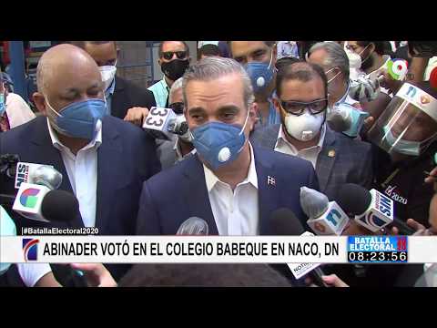 Luis Abinader asegura que hoy saldrá electo un nuevo presidente | Batalla Electoral 2020