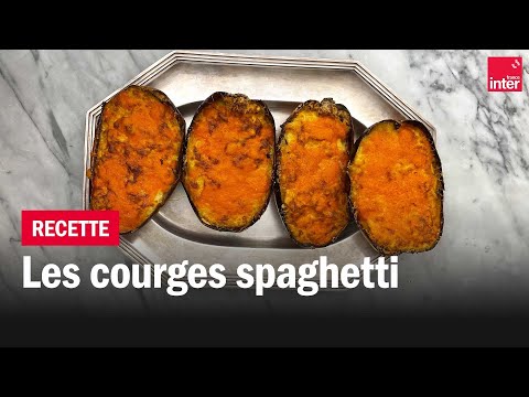 Les Courges spaghetti - Les recettes de François-Régis Gaudry
