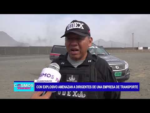 Huanchaco: Con explosivo amenazan a dirigentes de una empresa de transporte