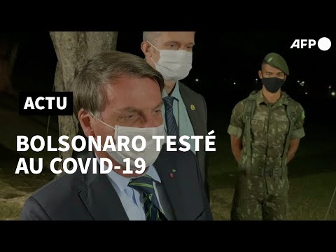 Coronavirus: soupçonné d'être malade, Bolsonaro va se soumettre à un test | AFP