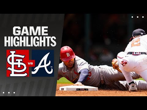 Cardinals vs. Braves Game Highlights (4/23/25) | MLB Highlights