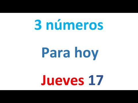 3 números para el Jueves 17 de Octubre, El campeón de los números