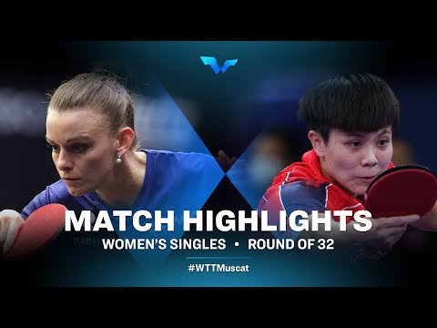 Table Tennis 🥍 Sarah De Nutte vs Cheng I-Ching | WS | WTT Contender Muscat 2022 (R32)