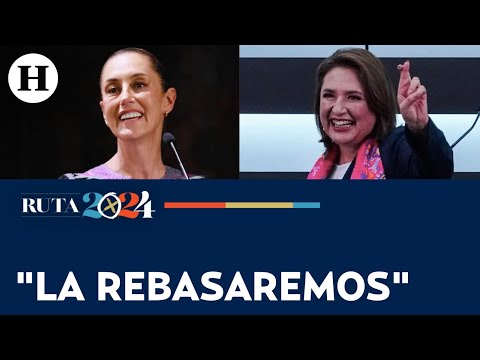 Xóchitl Gálvez afirma que rebasará a Claudia Sheinbaum en encuestas esta semana: Morena se va a ir