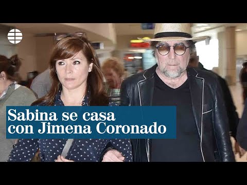 Joaquín Sabina se casa con Jimena Colorado