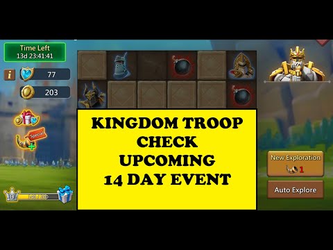 Lords Mobile - KINGDOM TROOP CHECK - Easy F2P rewards - Upcoming event