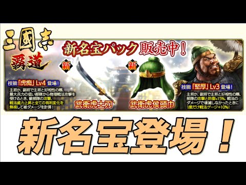 【三國志覇道】許褚名宝×2同時実装！エレンが即判断！買うべき？スルー？