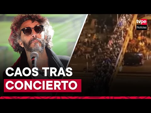 San Miguel: riesgos en aglomeración tras concierto de Fito Páez en el Arena 1
