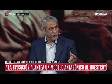 Jorge FERRARESI: Por cada CRÉDITO para una VIVIENDA, generamos 3 PUESTOS de TRABAJO