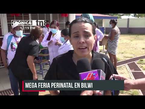 Con éxito culminó la mega feria perinatal en Bilwi - Nicaragua