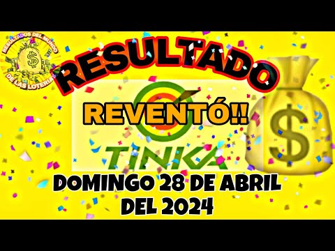 RESULTADOS TINKA DEL DOMINGO 28 DE ABRIL DEL 2024 S/17,316,500/LOTERÍA DE PERÚ