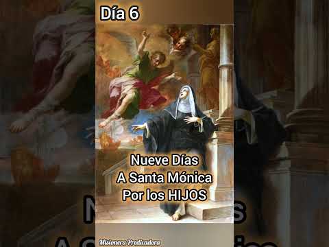 Santa Mónica Día 6 #oracionporloshijos #misa #santamonica #oracion #oraciones #oracioncatolica #fe