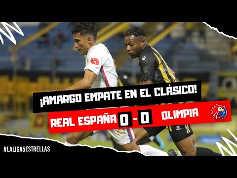¡AMARGO! Real España 0 - 0 Olimpia | Jornada 14 - Apertura 2022 | Liga Nacional de Honduras
