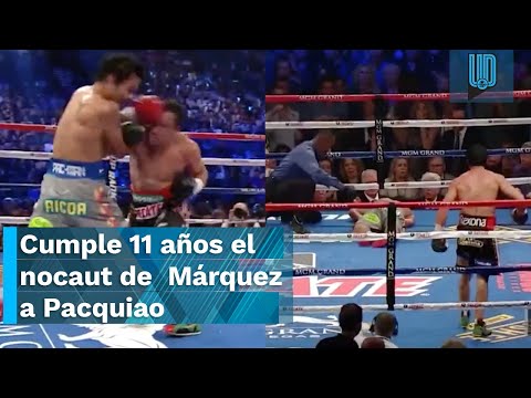 Juan Manuel Márquez y su trmendo nocaut ante Pacquiao, cumple 11 años