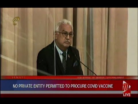 No Private Entity Permitted To Procure COVID-19 Vaccines For T&T