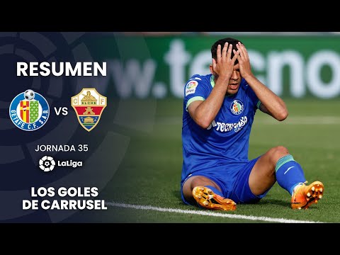 El Getafe no pasa del empate ante un Elche descendido | Resumen de goles del Getafe 1 - 1 Elche