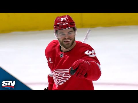 Red Wings Lucas Raymond Fools Everyone To Set Up Easy Goal For Alex DeBrincat