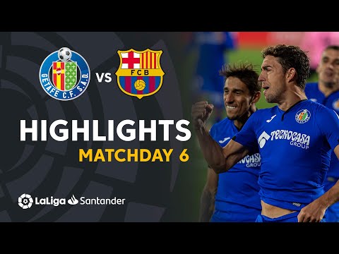 Highlights Getafe CF vs FC Barcelona (1-0)