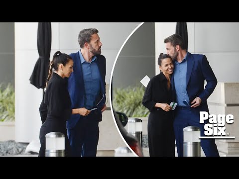 Ben Affleck kisses Matt Damon’s wife Luciana Barroso’s head after Jennifer Lopez handhold